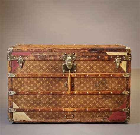 louis vuitton vintage steamer trunk|vintage louis vuitton hard suitcase.